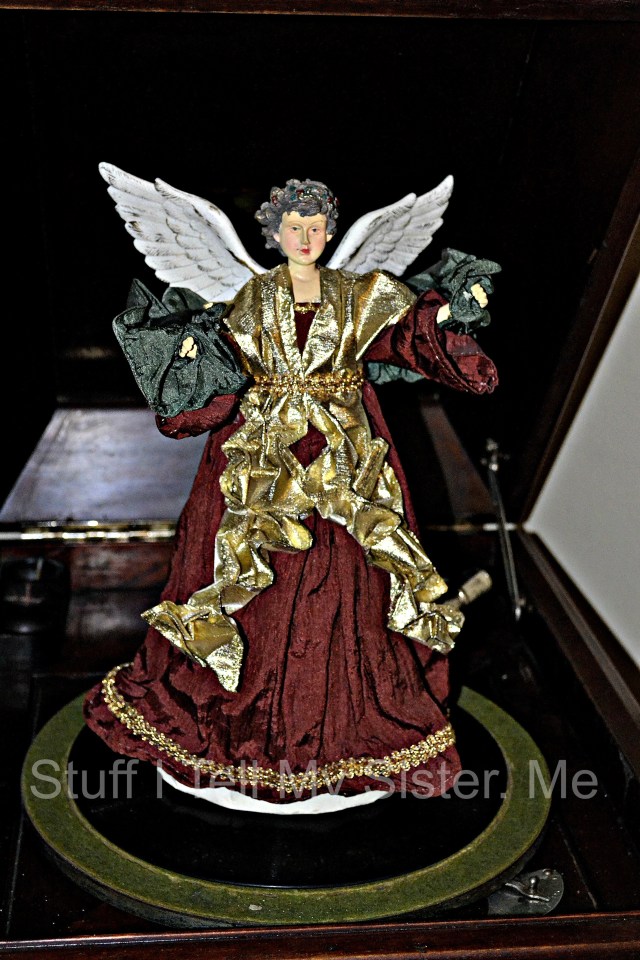 The angel that topped our Christmas tree for so many years.