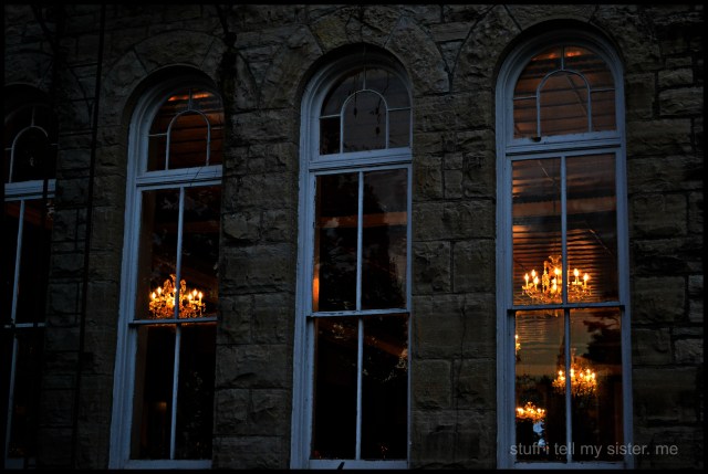 fall vacation crescent window