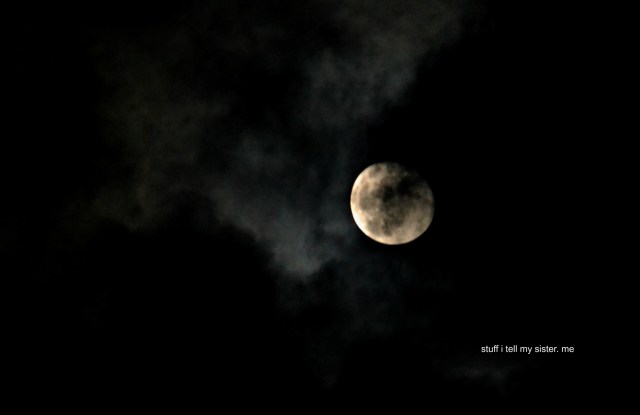 The Evening Clouds and Moon
