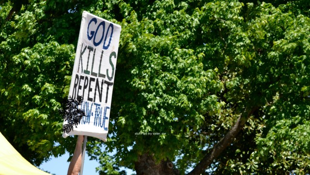 try church again...god kills