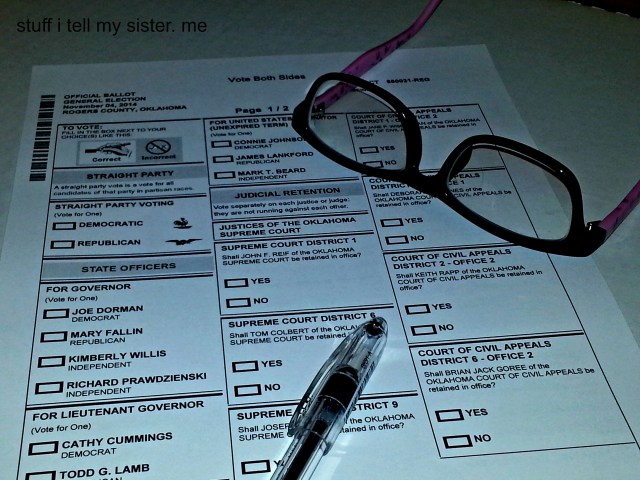 vote ballot